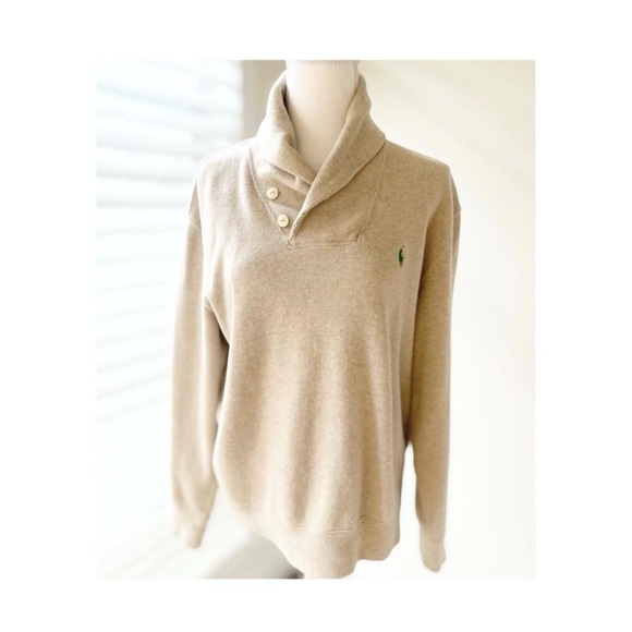 Ralph Lauren Sweaters - Ralph Lauren Beige Cowl Neck Sweater